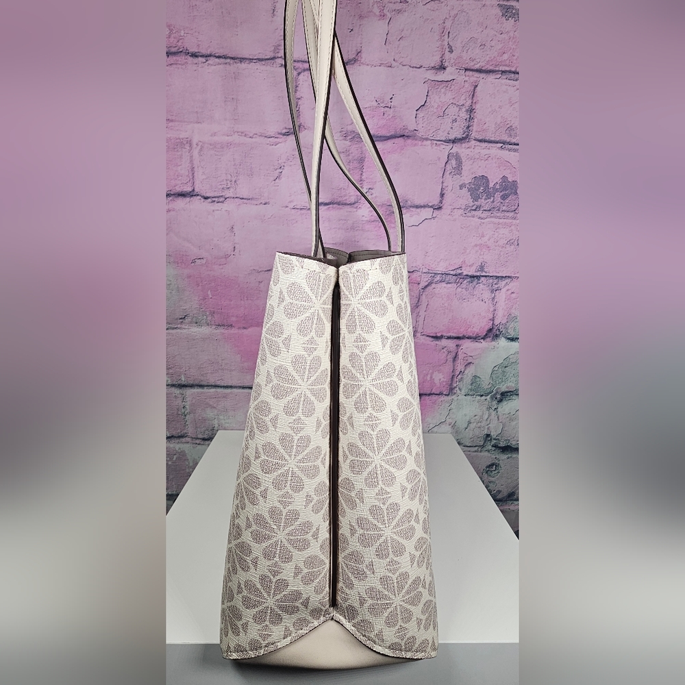 NWOT Kate Spade Flower Coated Canvas Zeezee Large Work Tote - Picture 3 of 9